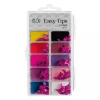 Типсы френч в боксе Easy Tips, 100шт (04 Фуксия)